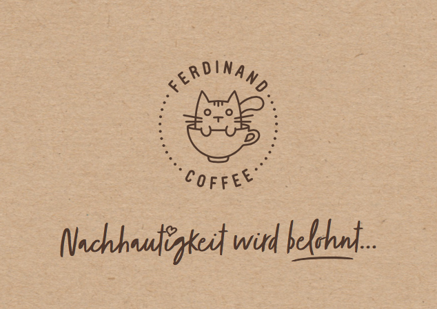 Umweltfreundliche Geschenkkarte | Ferdinand Kaffee